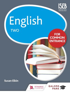 cover image of English for Common Entrance Two